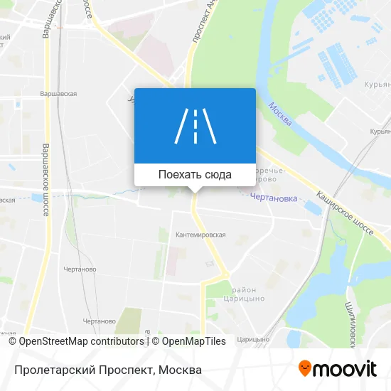 Карта Пролетарский Проспект