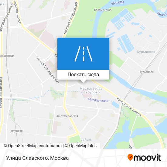Карта Улица Славского
