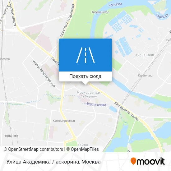 Карта Улица Академика Ласкорина