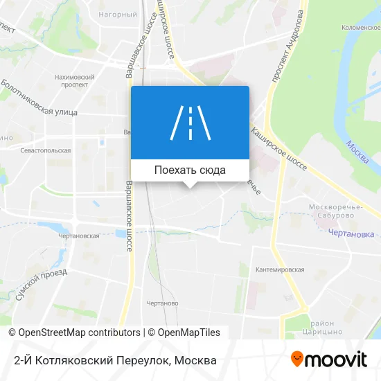 Карта 2-Й Котляковский Переулок