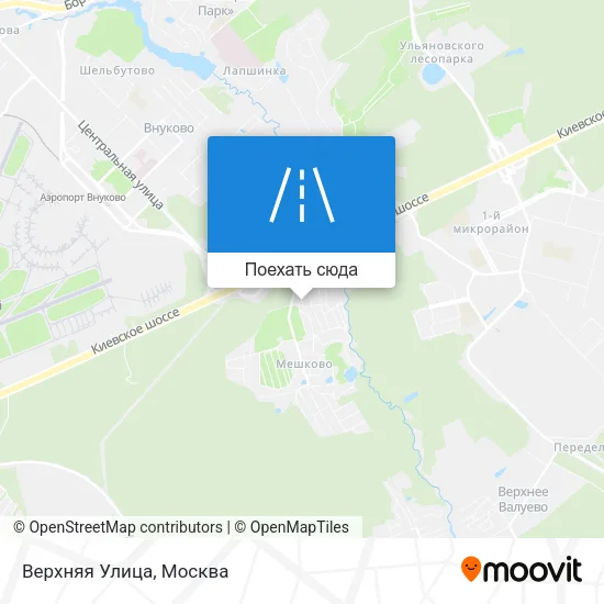 Карта Верхняя Улица