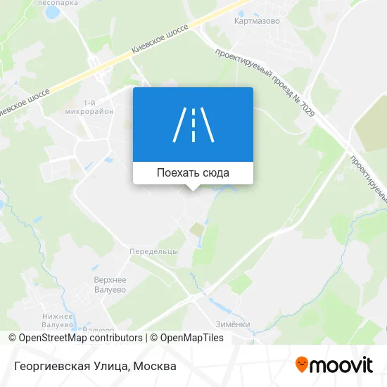 Карта Георгиевская Улица