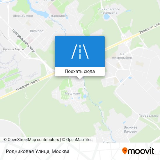 Карта Родниковая Улица