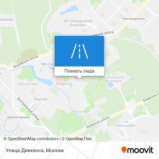 Карта Улица Диккенса