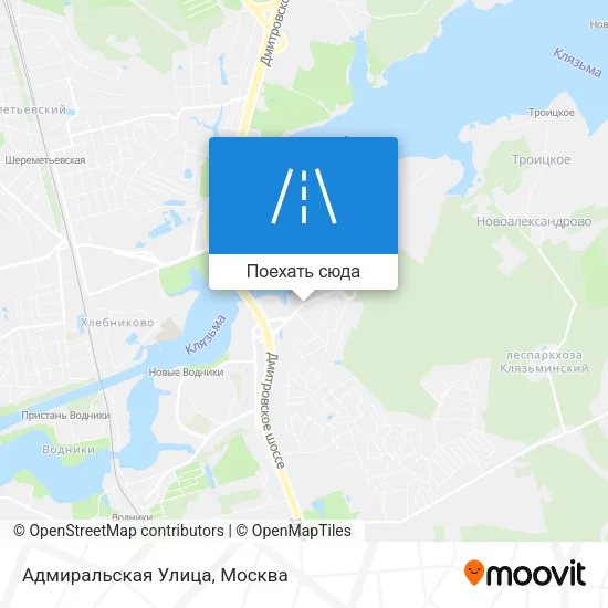 Карта Адмиральская Улица