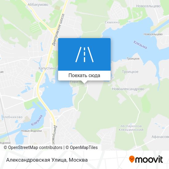 Карта Александровская Улица
