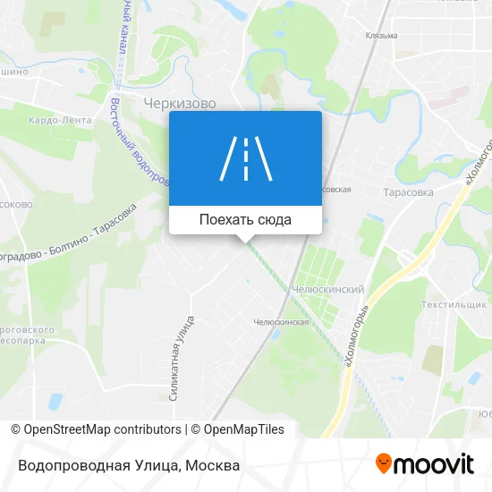 Карта Водопроводная Улица