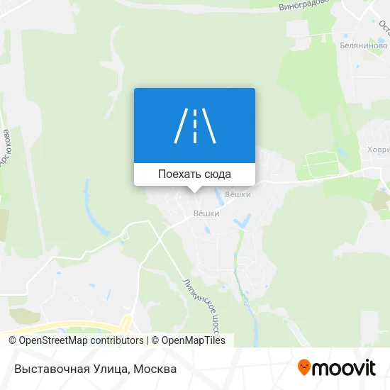 Карта Выставочная Улица