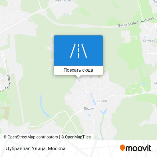 Карта Дубравная Улица