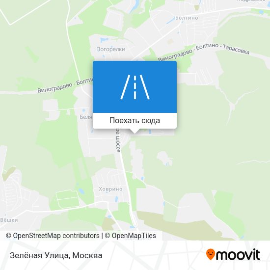 Карта Зелёная Улица
