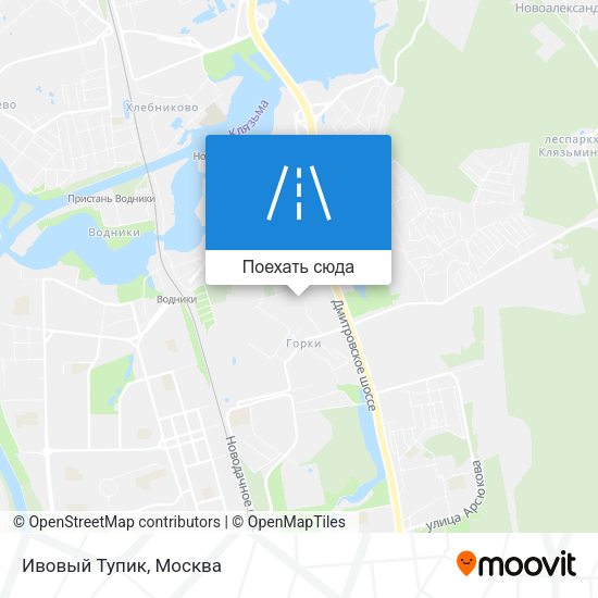 Карта Ивовый Тупик