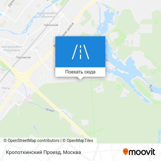 Карта Кропоткинский Проезд