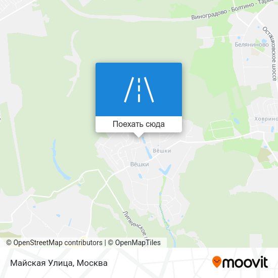 Карта Майская Улица