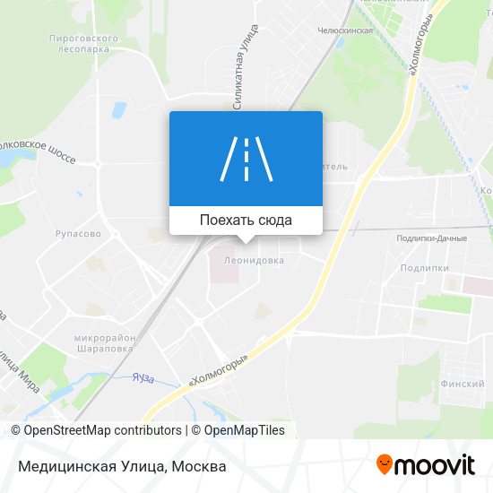 Карта Медицинская Улица