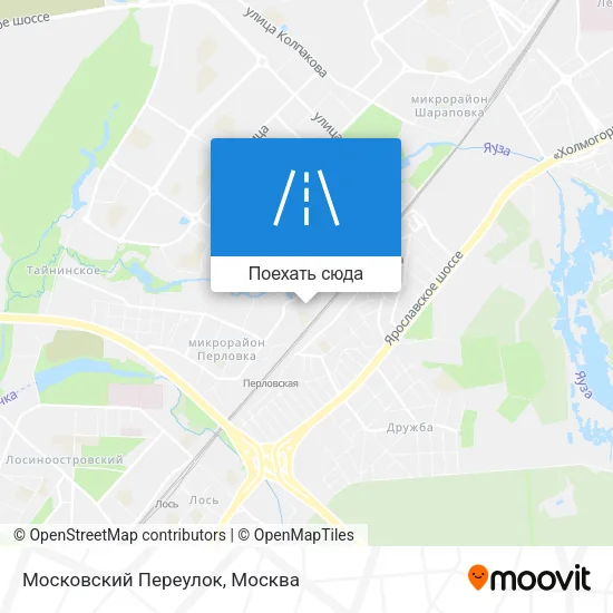 Карта Московский Переулок