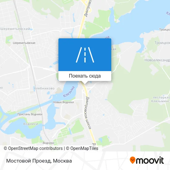 Карта Мостовой Проезд