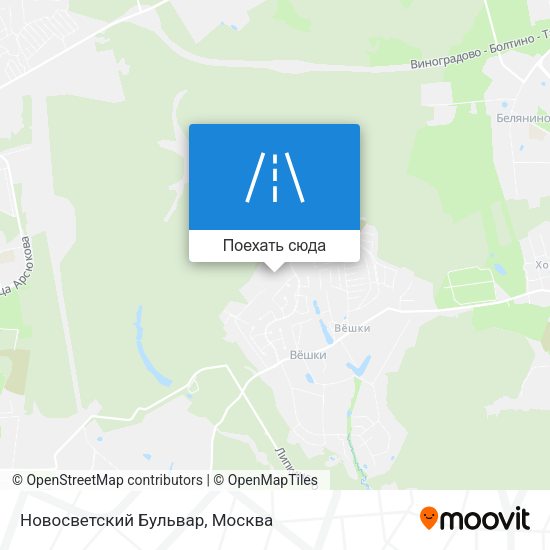 Карта Новосветский Бульвар