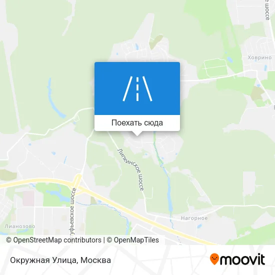 Карта Окружная Улица