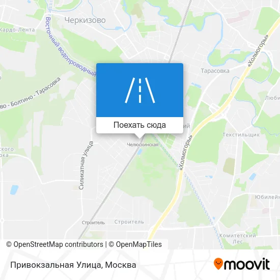 Карта Привокзальная Улица