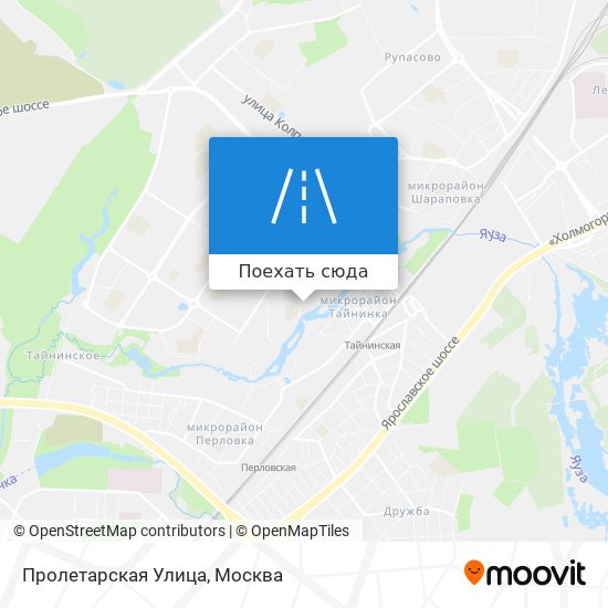 Карта Пролетарская Улица