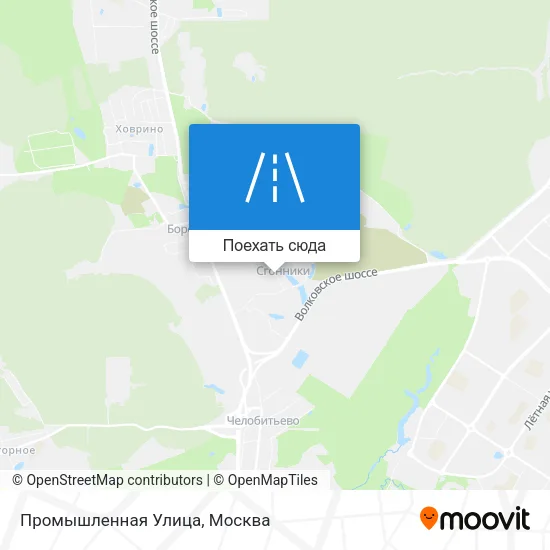 Карта Промышленная Улица