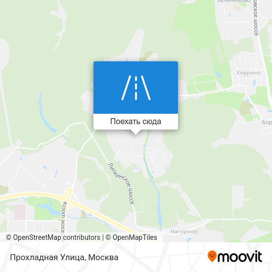 Карта Прохладная Улица