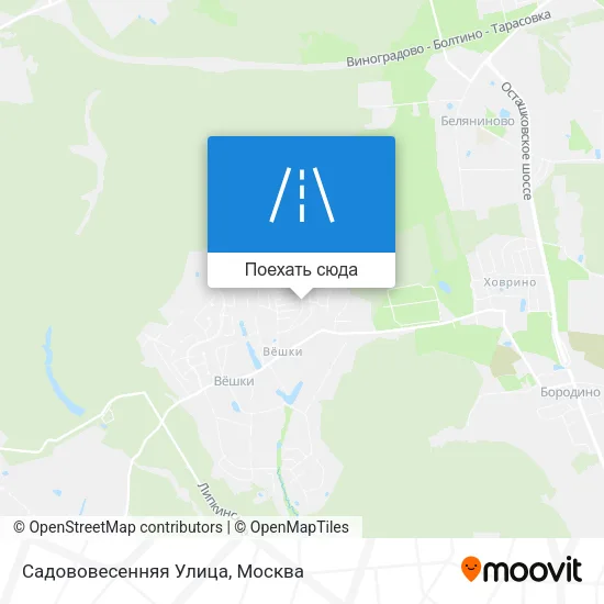 Карта Садововесенняя Улица