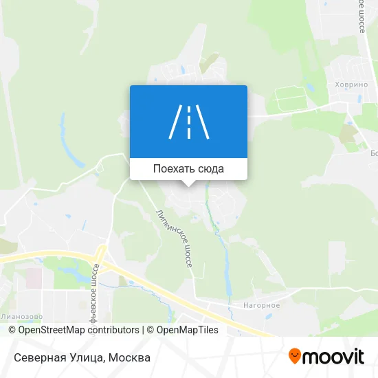 Карта Северная Улица