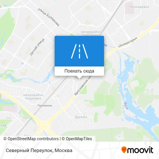 Карта Северный Переулок