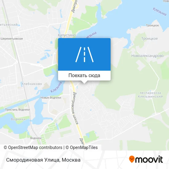 Карта Смородиновая Улица
