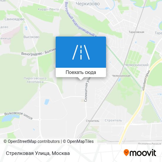 Карта Стрелковая Улица