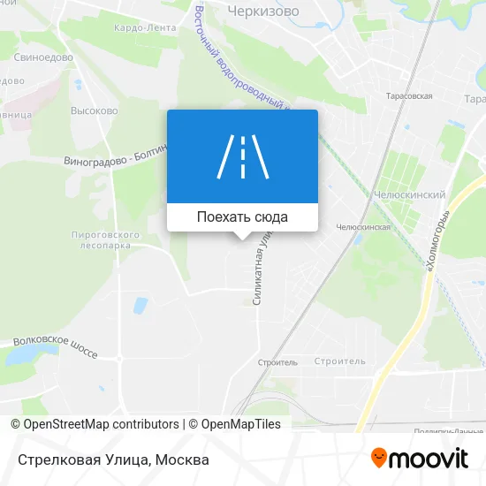 Карта Стрелковая Улица