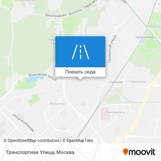 Карта Транспортная Улица