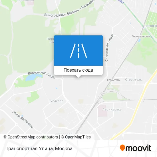 Карта Транспортная Улица