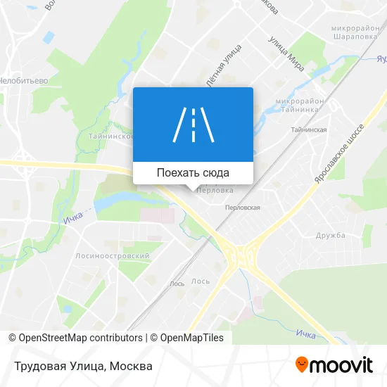 Карта Трудовая Улица