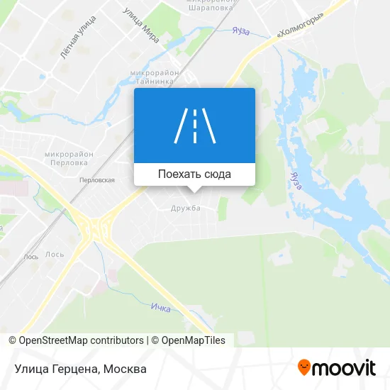 Карта Улица Герцена
