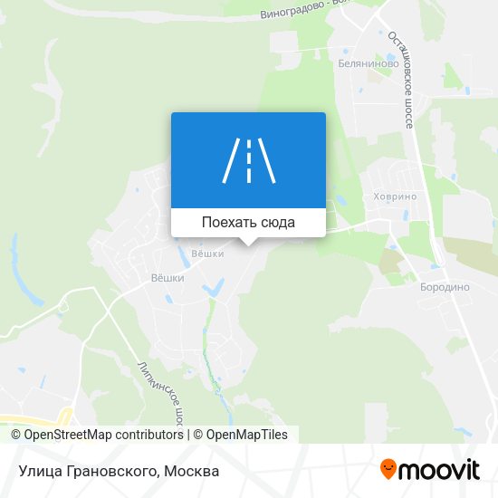 Карта Улица Грановского