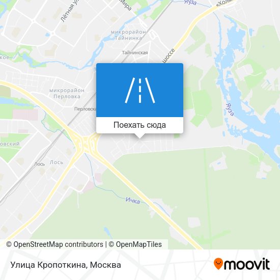Карта Улица Кропоткина