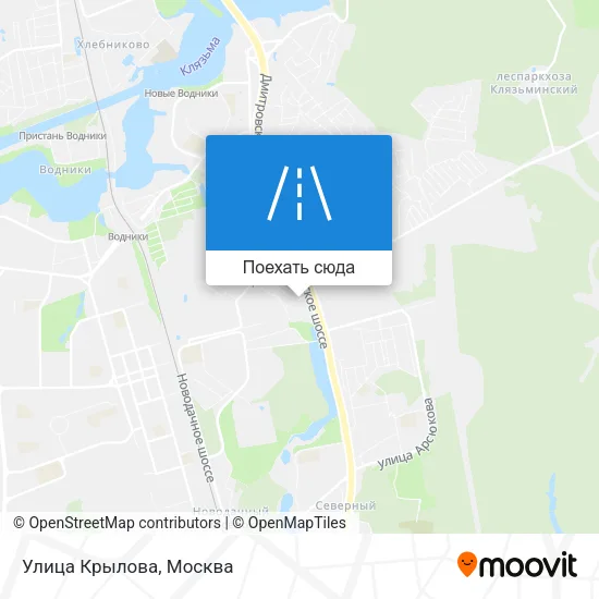 Карта Улица Крылова