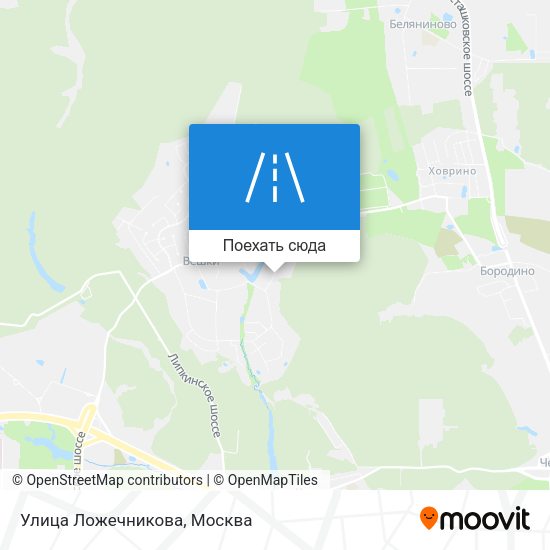 Карта Улица Ложечникова