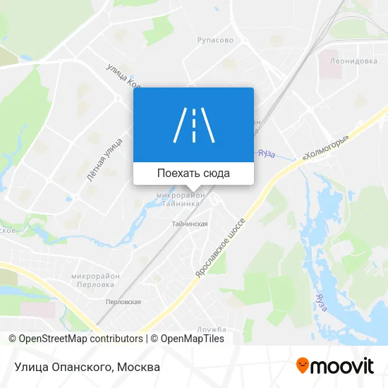 Карта Улица Опанского