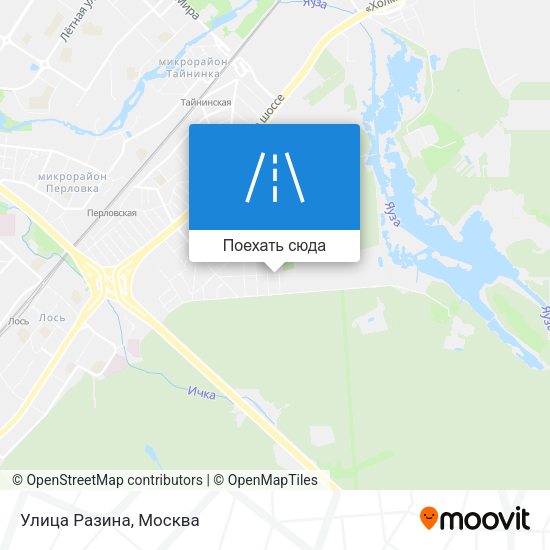 Карта Улица Разина