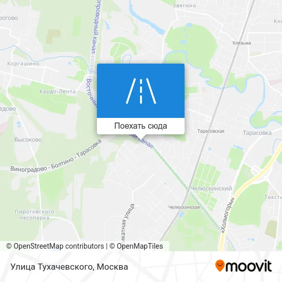 Карта Улица Тухачевского