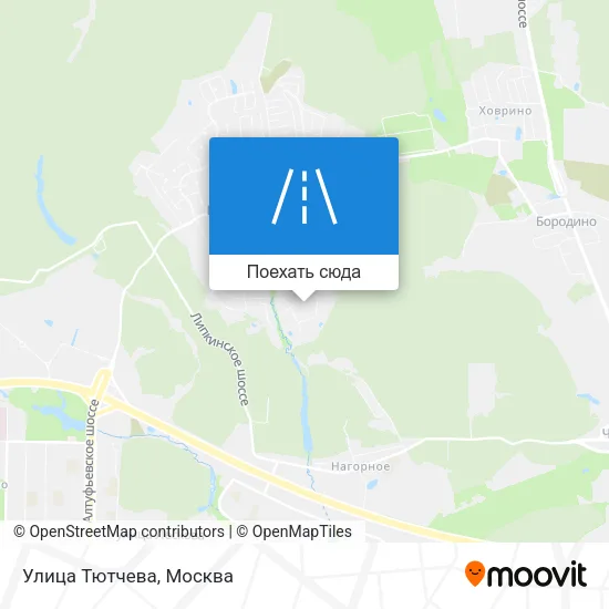 Карта Улица Тютчева
