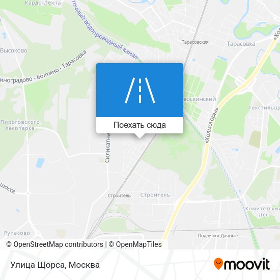 Карта Улица Щорса
