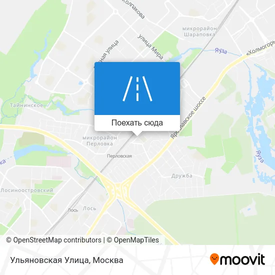 Карта Ульяновская Улица