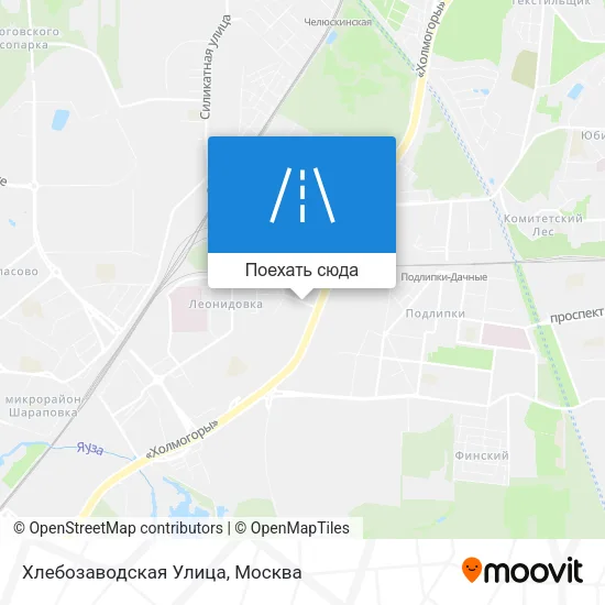 Карта Хлебозаводская Улица