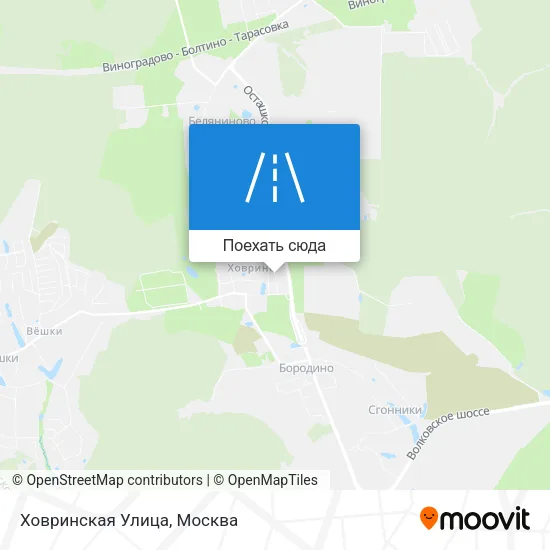 Карта Ховринская Улица