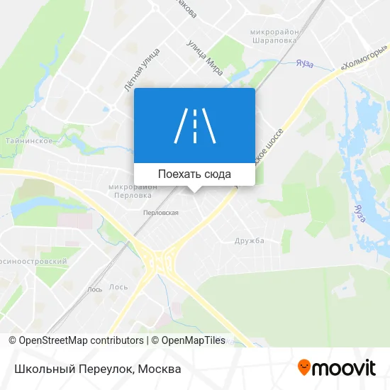 Карта Школьный Переулок
