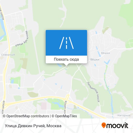 Карта Улица Девкин Ручей
